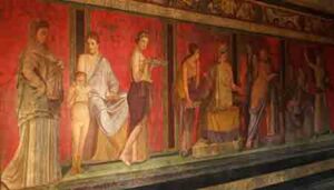 pompei-villa-misteri-affreschi-triclinio
