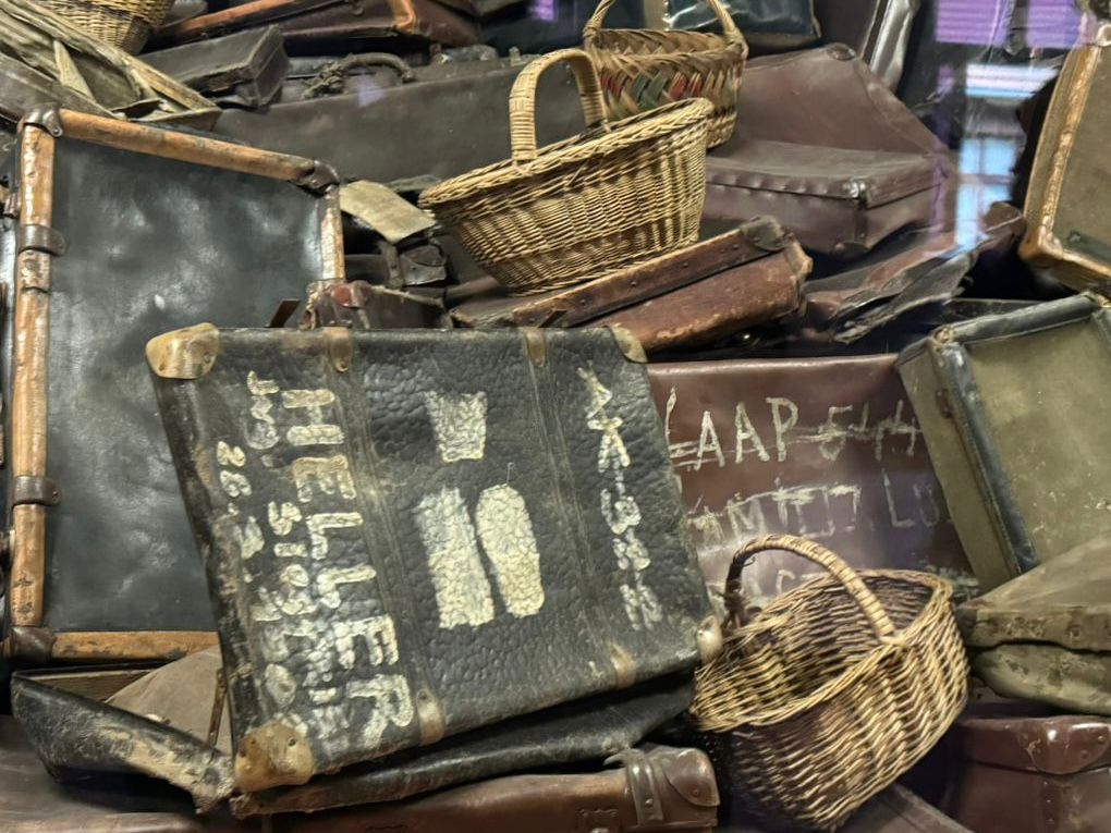 Auschwitz un grido che arriva fino al presente_valige
